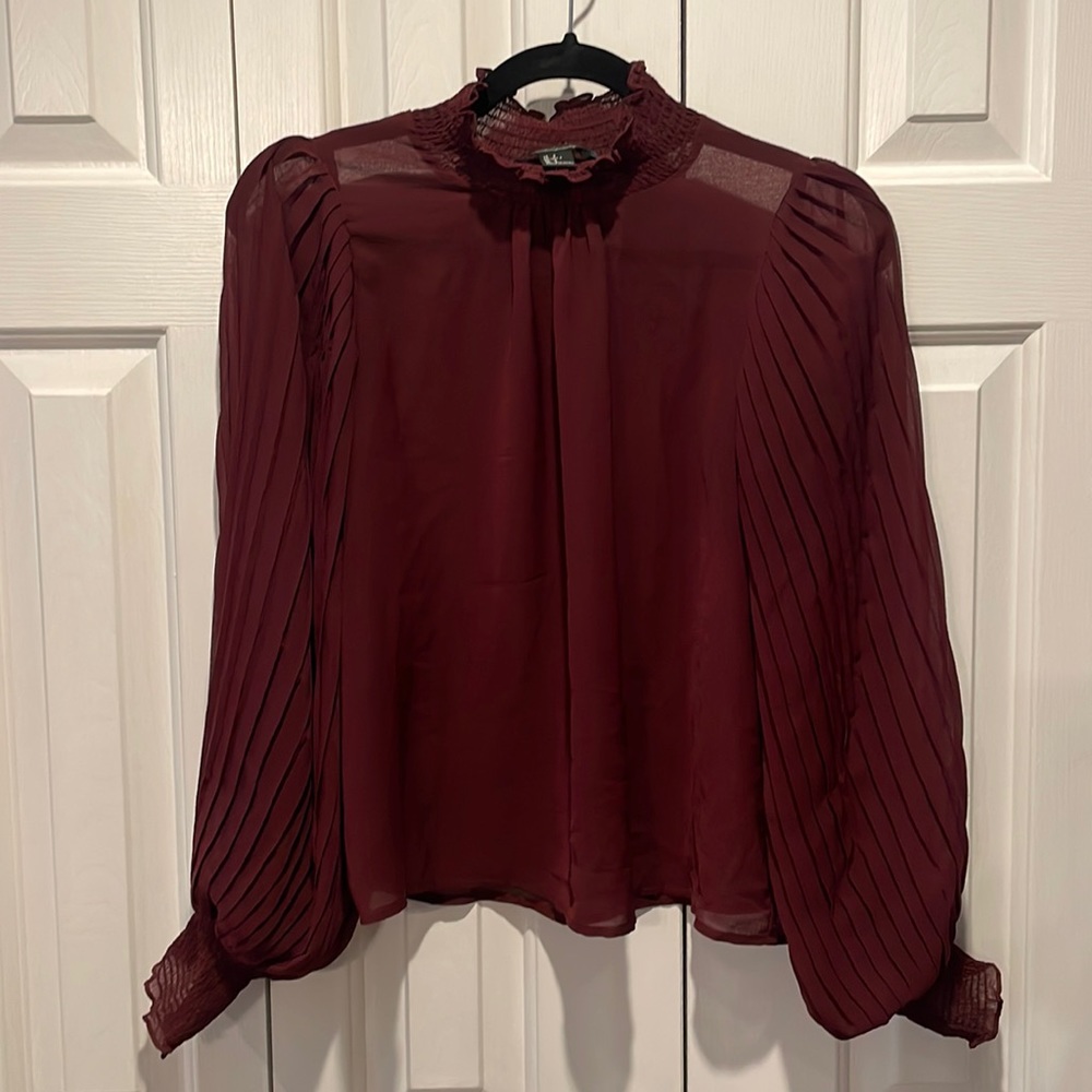 Forever 21 Burgundy Blouse